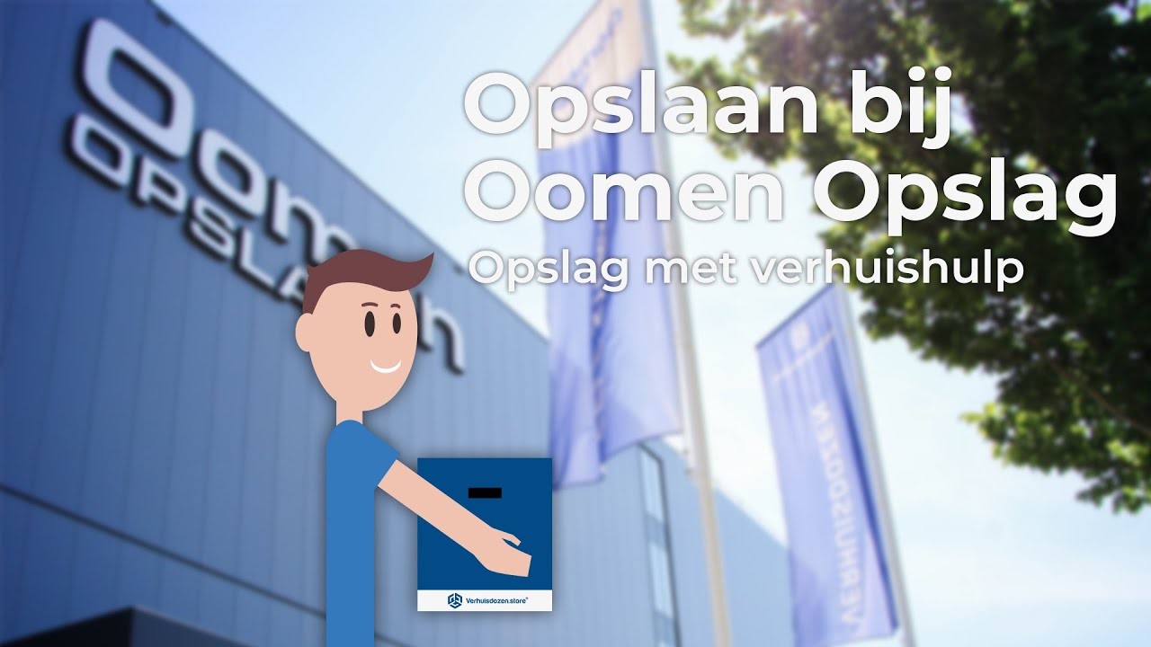 Opslag met verhuishulp