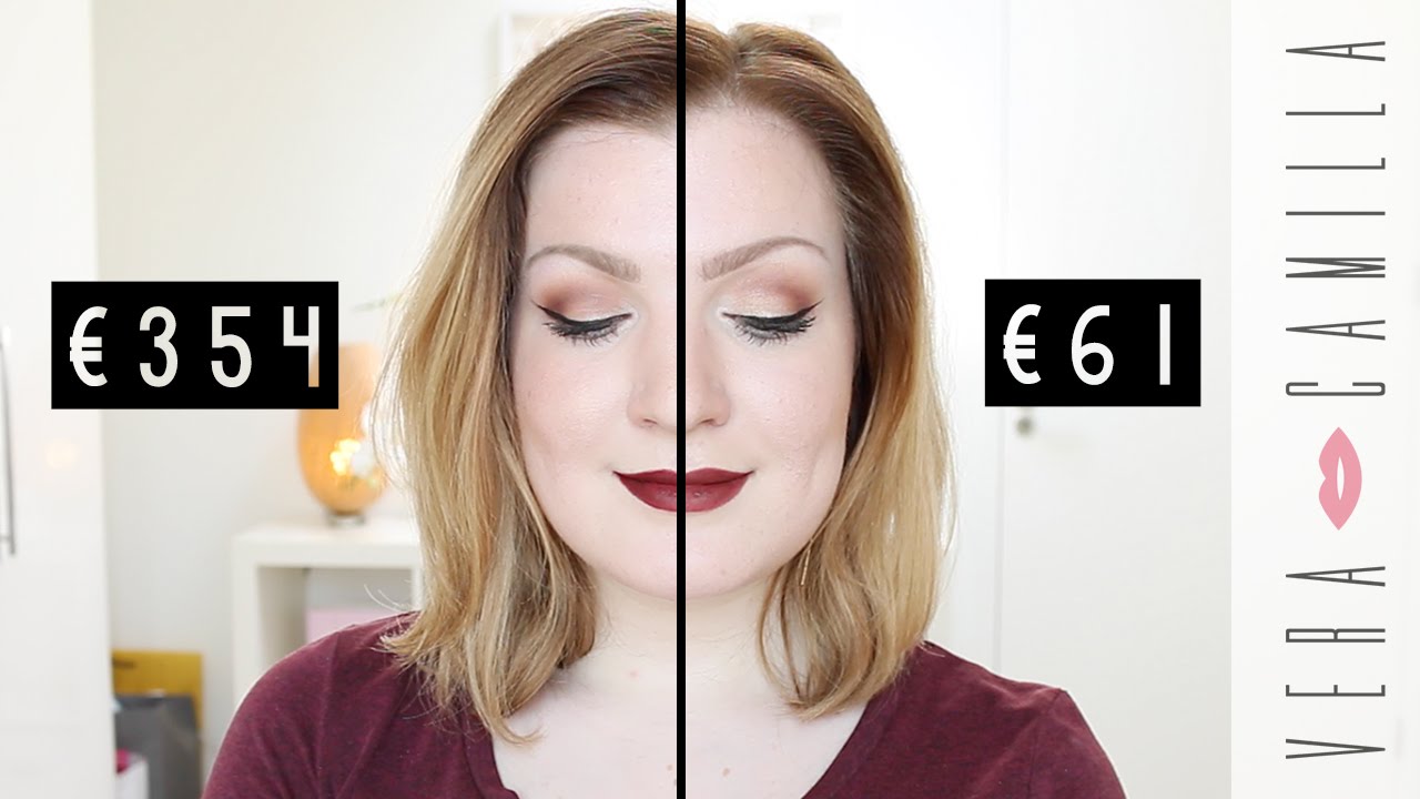 HIGH END VS LOW-BUDGET DUPES MAKE-UP | Vera Camilla