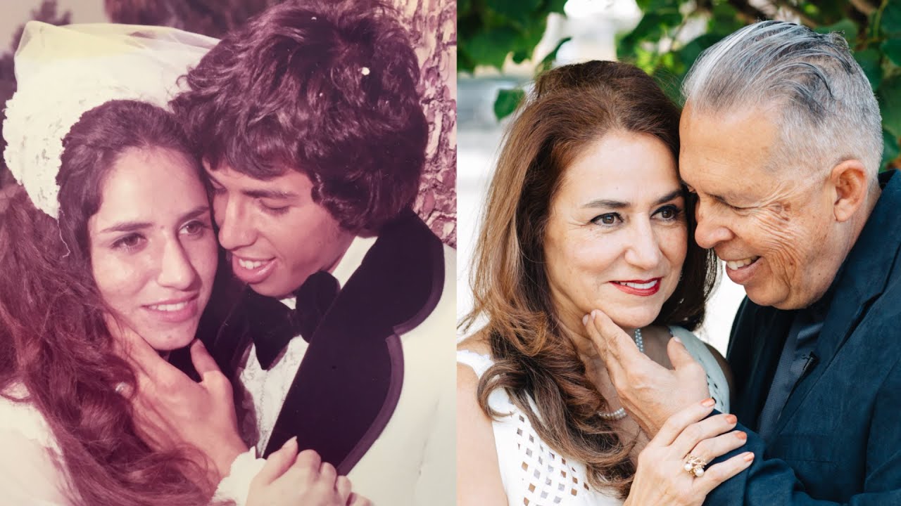 Older Couple Re-creates Their Wedding Photos
