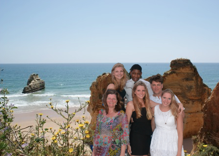 Familie in Algarve