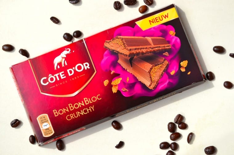 Cote d'or bon bon bloc crunchy - verpakking