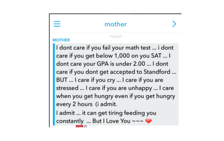 Moeder schrijft geweldig bericht aan dochter die zichzelf te hoge eisen stelt