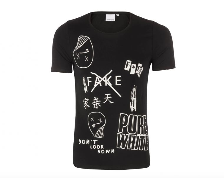 PUREWHITE T-Shirt 014 90 Zwart vanaf € 39,95