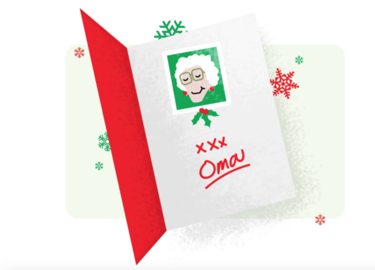 oma-kerstkaarten