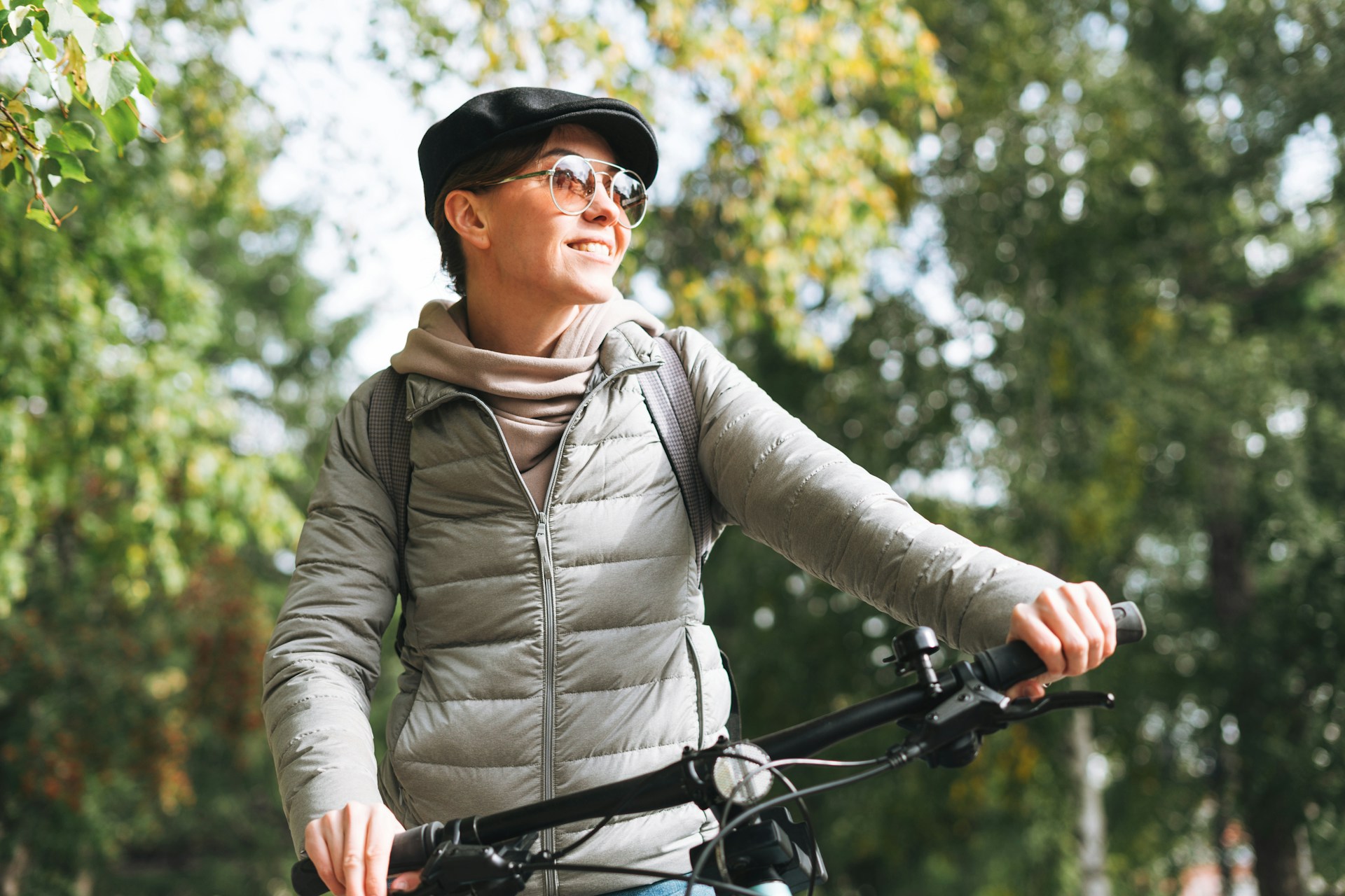 Traanogen op de fiets